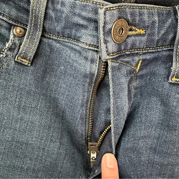 Paige Federal Women’s Mid-Rise Medium Wash Denim Slim Leg Jeans Size 32 GUC - Picture 4 of 9